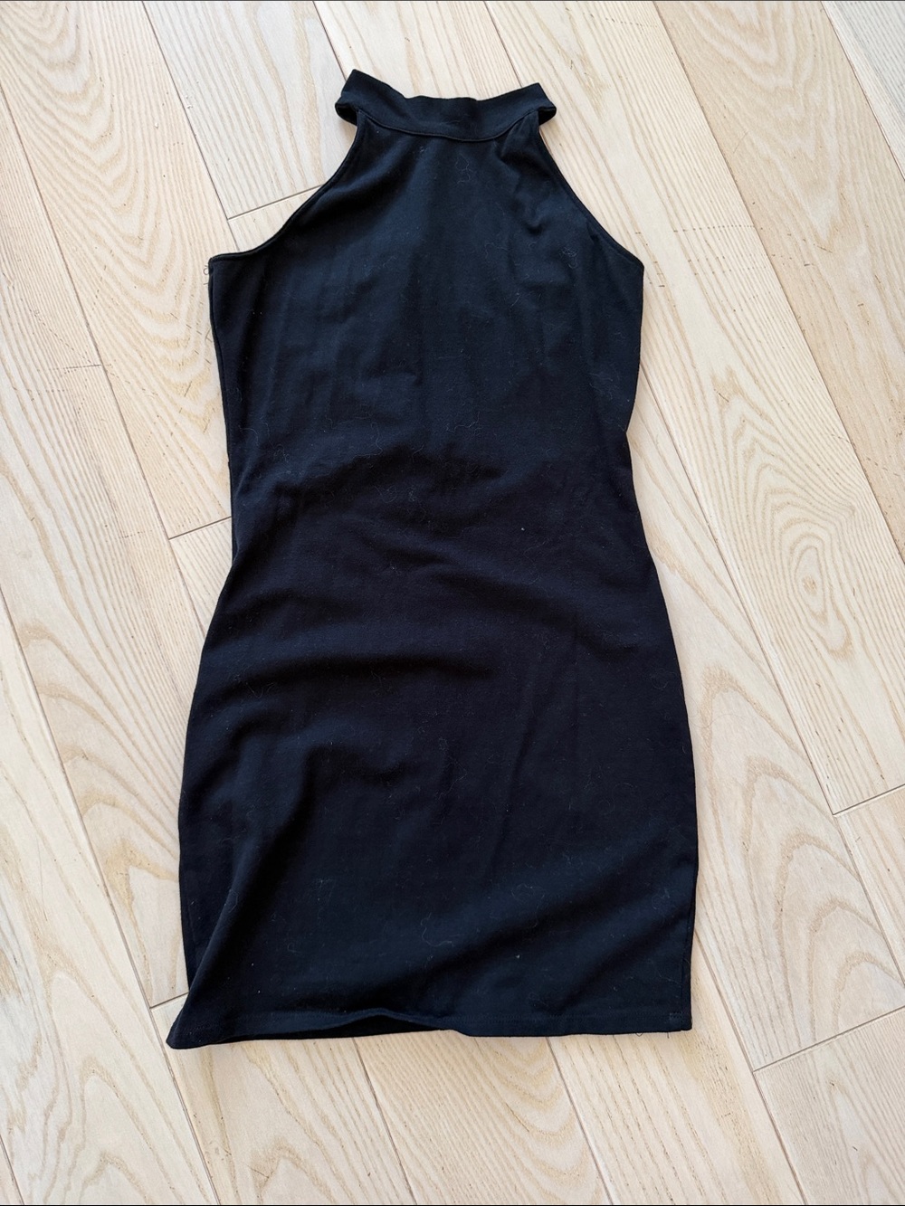 Charlotte Russe Black Halter Mini Dress
